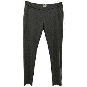 Houndstooth Slim Black Gray Pant Academia Workwear Minimalist Classic Trousers 8